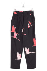 Pantalon Carot Heimstone Noir en Coton, taille XS - Seconde Main