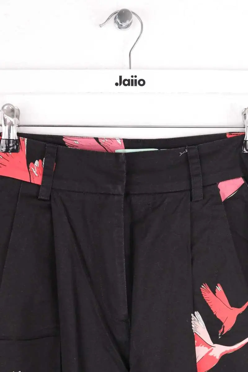 Pantalon Carot Heimstone Noir en Coton