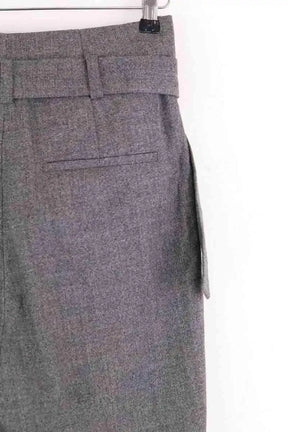 Pantalon Carot Iro Gris en Laine