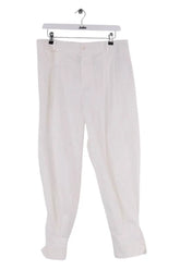 Pantalon Carot Ralph Lauren Blanc en Coton, taille M - Seconde Main