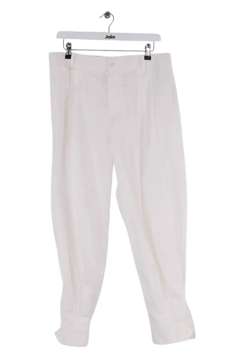 Pantalon Carot Ralph Lauren Blanc en Coton, taille M - Seconde Main