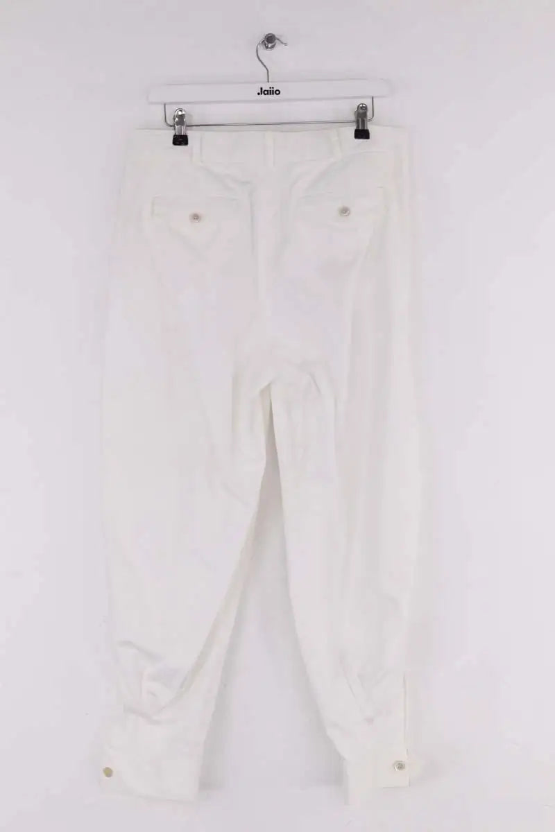 Pantalon Carot Ralph Lauren Blanc en Coton