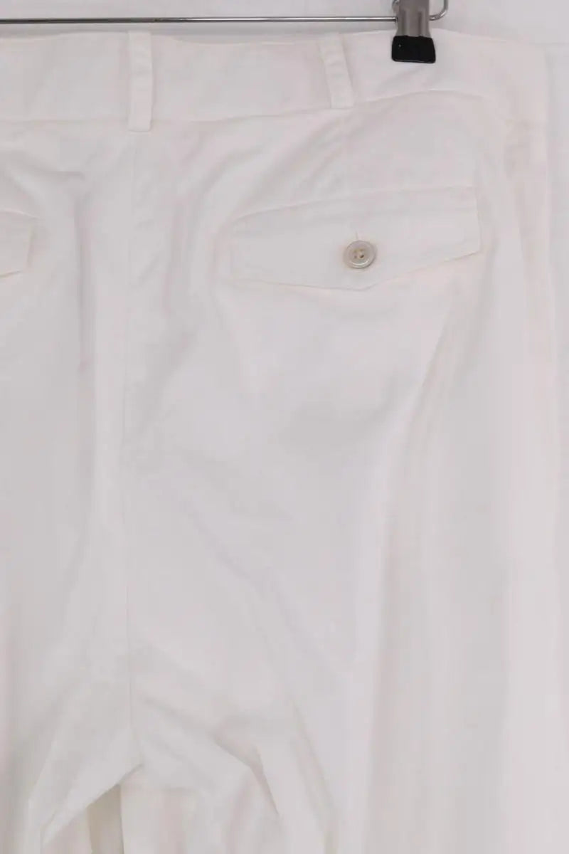 Pantalon Carot Ralph Lauren Blanc en Coton