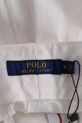 Pantalon Carot Ralph Lauren Blanc en Coton
