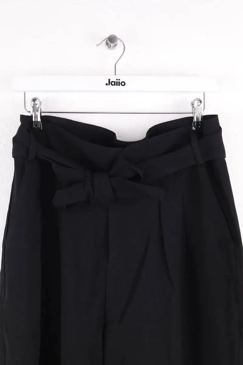 Pantalon Carot Sézane Noir en Coton