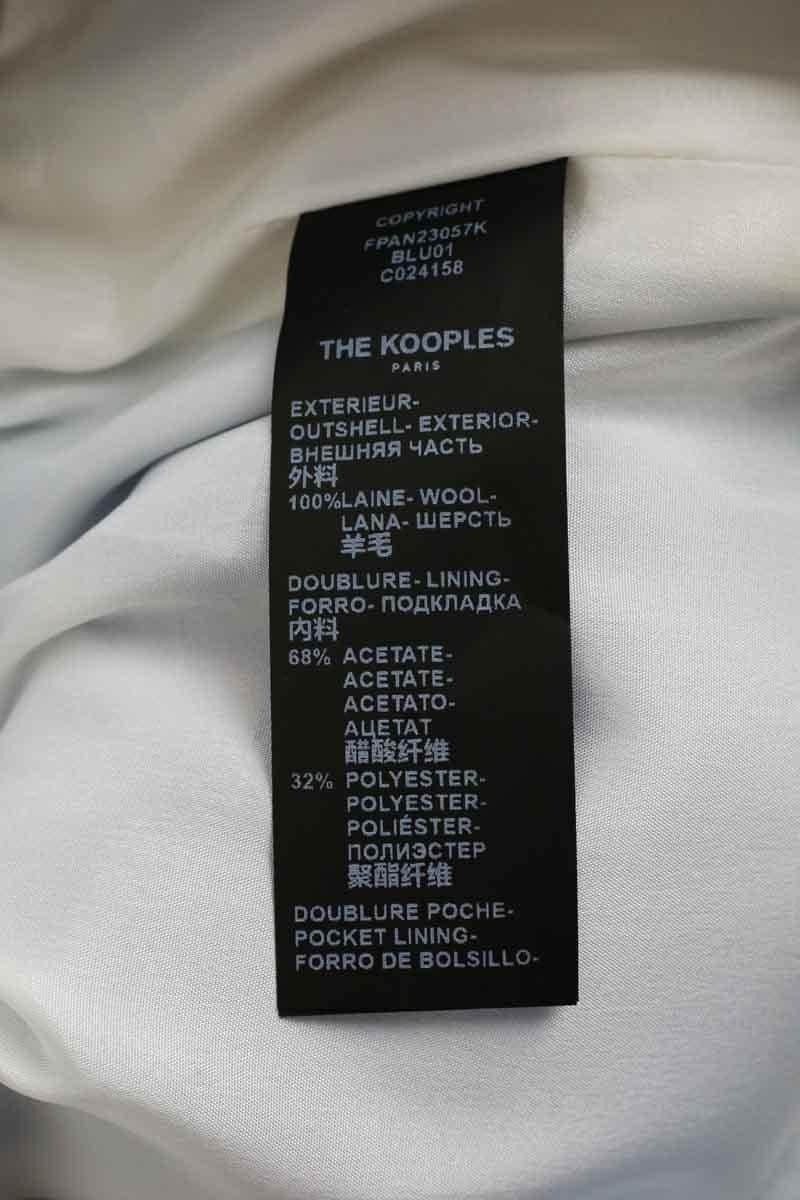 Pantalon Carot The Kooples Bleu en Synthétique