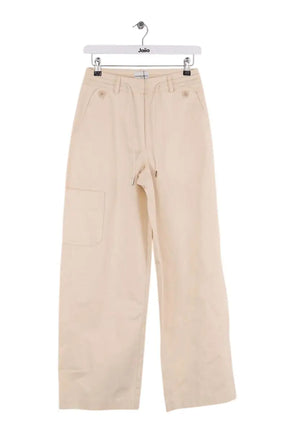 Pantalon Claudie Pierlot Beige en Coton, taille XS - Seconde Main
