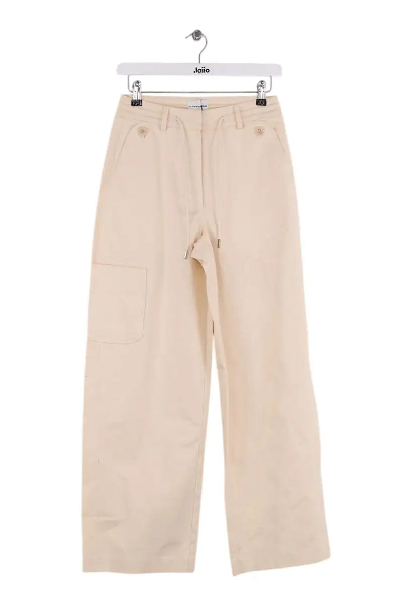 Pantalon Claudie Pierlot Beige en Coton, taille XS - Seconde Main