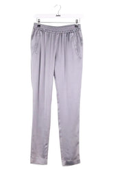 Pantalon Claudie Pierlot Gris en Synthétique, taille S - Seconde Main