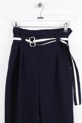 Pantalon Claudie Pierlot Marine en Synthétique