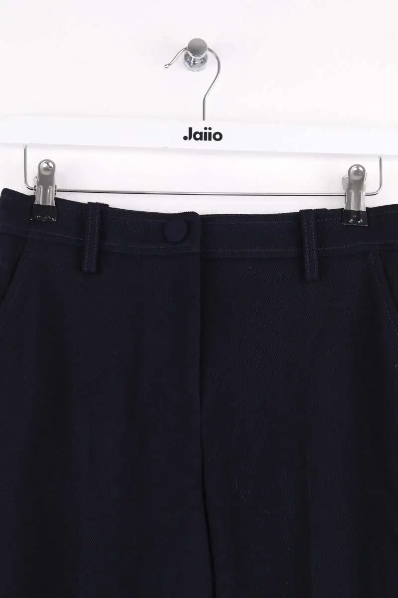 Pantalon Claudie Pierlot Marine en Synthétique