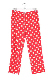 Pantalon court Moschino Rouge en Synthétique, taille L - Seconde Main