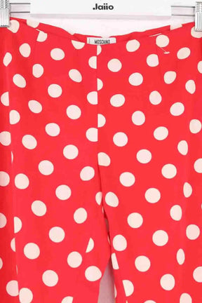 Pantalon court Moschino Rouge en Synthétique