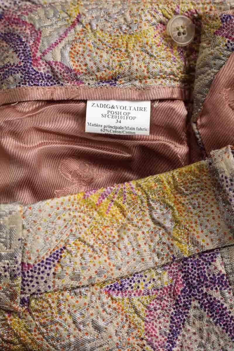 Pantalon court Zadig & Voltaire Multicolore en Coton