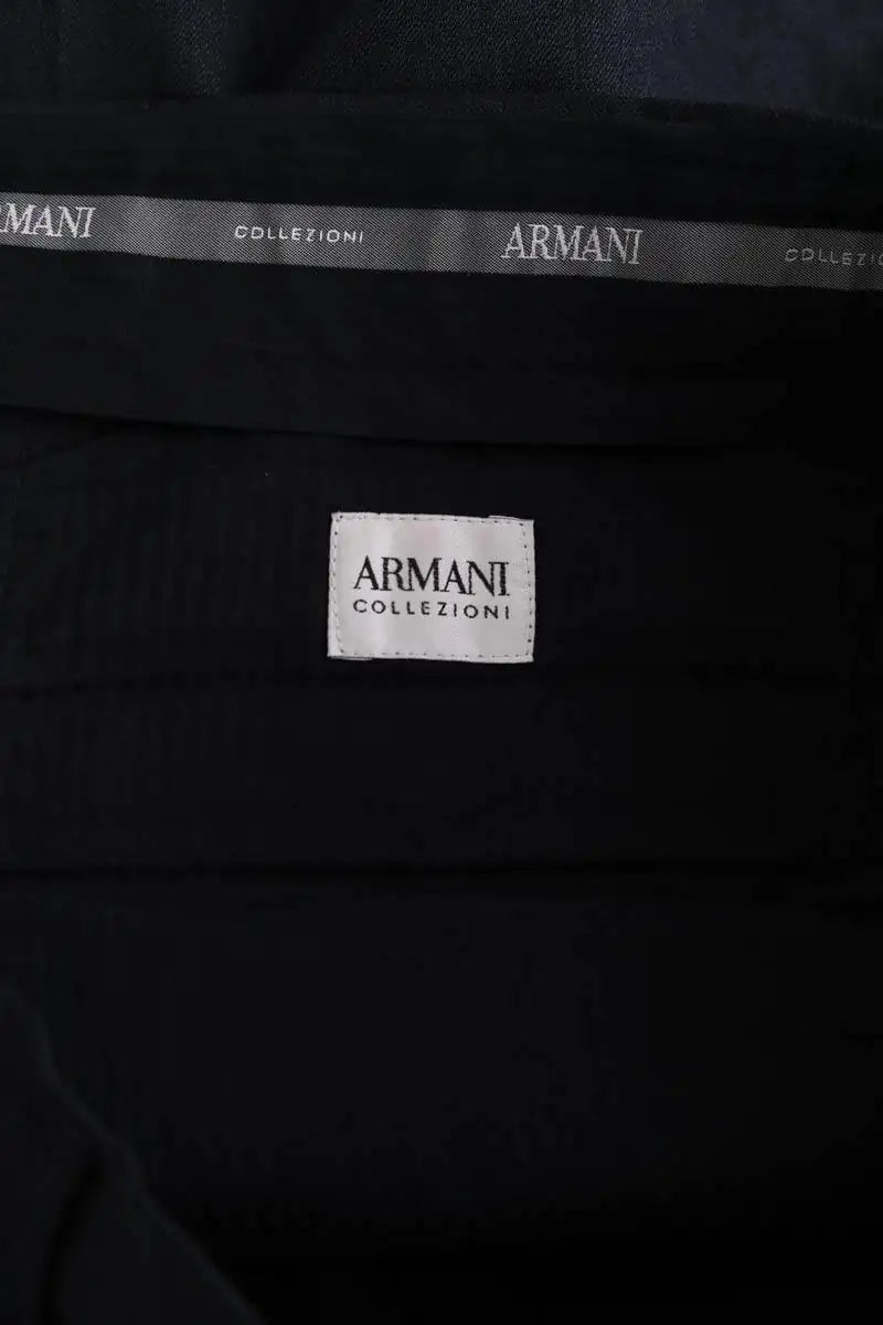 Pantalon de costume Emporio Armani Marine en Laine