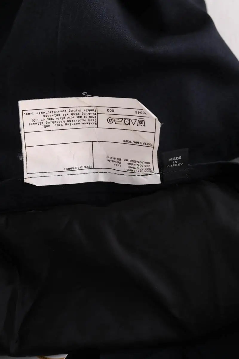 Pantalon de costume Emporio Armani Marine en Laine