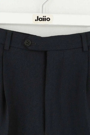 Pantalon de costume Giorgio Armani Noir en Laine