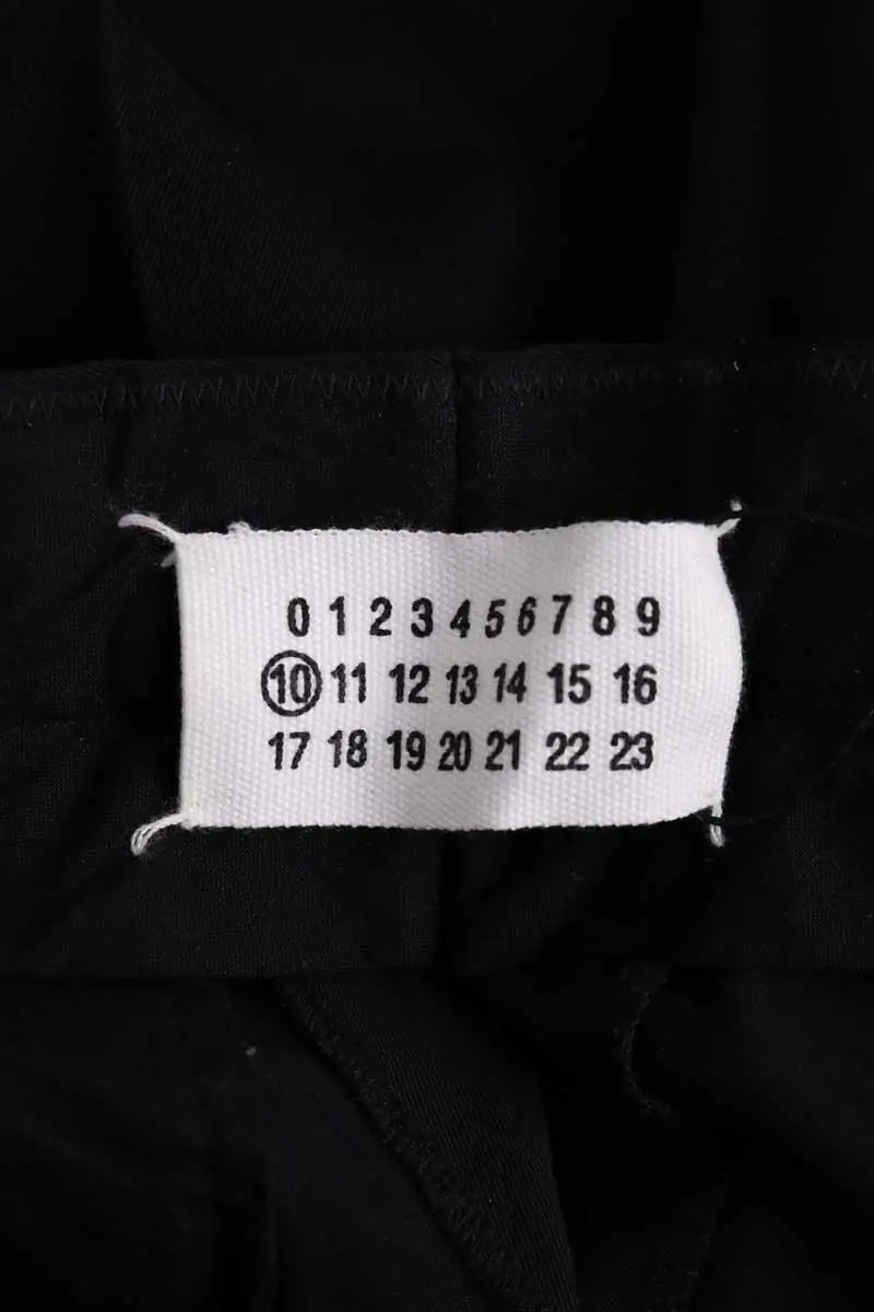 Pantalon de costume Maison Martin Margiela Noir en Laine