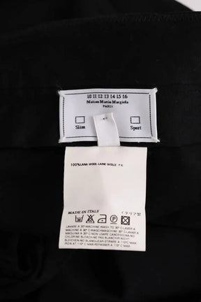 Pantalon de costume Maison Martin Margiela Noir en Laine