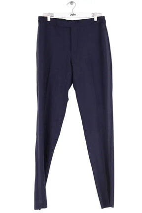 Pantalon de costume Ralph Lauren Marine en Coton, taille M - Seconde Main