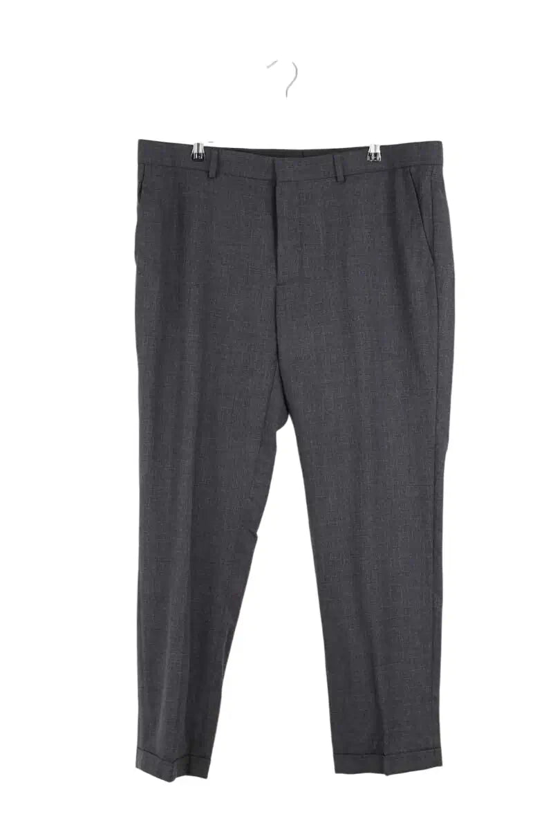 Pantalon de costume Sandro Anthracite en Laine, taille L - Seconde Main