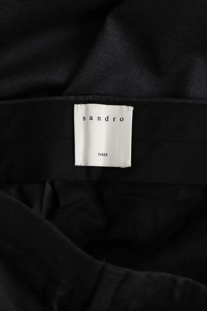 Pantalon de costume Sandro Anthracite en Laine