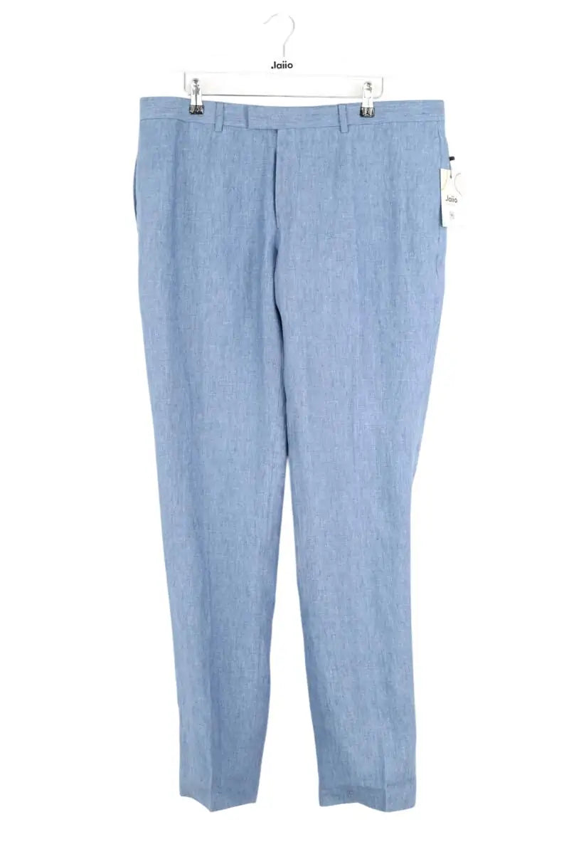 Pantalon de costume Sandro Bleu en Lin, taille L - Seconde Main