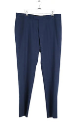 Pantalon de costume Sandro Marine en Laine, taille L - Seconde Main