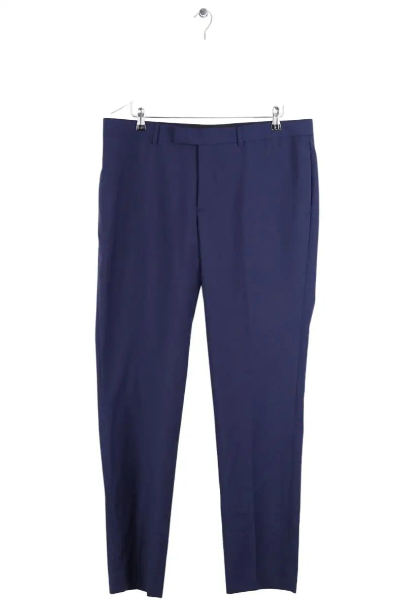 Pantalon de costume Sandro Marine en Laine, taille L - Seconde Main