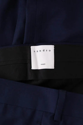 Pantalon de costume Sandro Marine en Laine