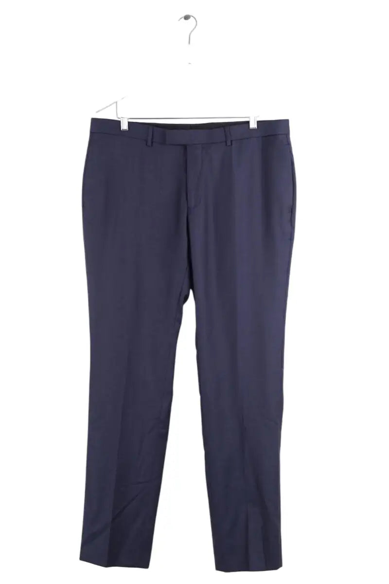 Pantalon de costume Sandro Marine en Laine, taille L - Seconde Main