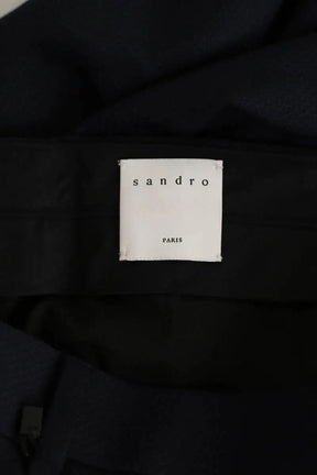 Pantalon de costume Sandro Marine en Laine