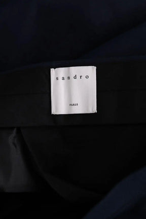 Pantalon de costume Sandro Marine en Lin