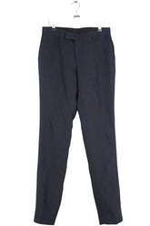 Pantalon de costume Sandro Marine en Lin, taille M - Seconde Main