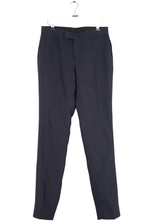 Pantalon de costume Sandro Marine en Lin, taille M - Seconde Main