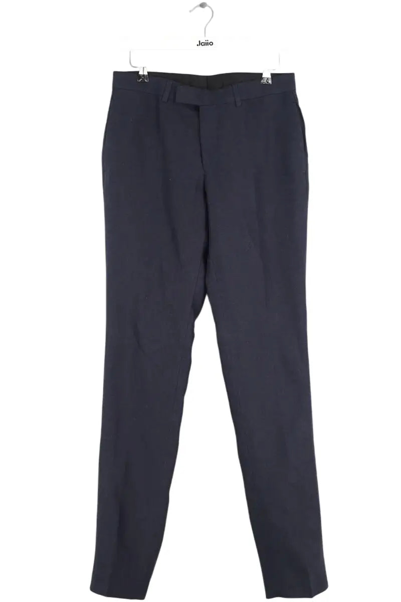 Pantalon de costume Sandro Marine en Lin, taille M - Seconde Main