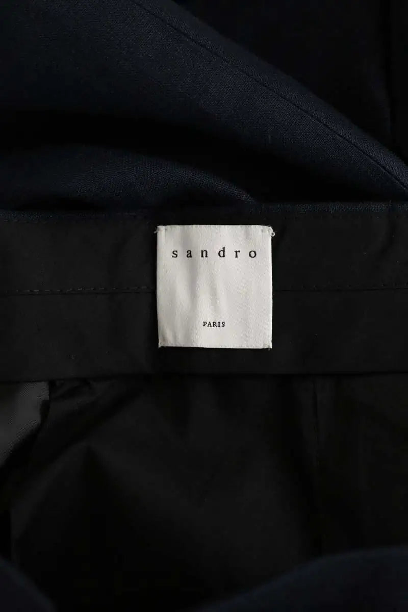 Pantalon de costume Sandro Marine en Lin