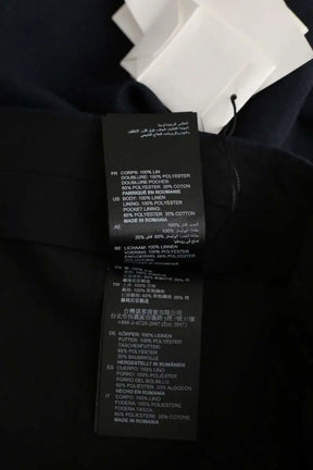 Pantalon de costume Sandro Marine en Lin