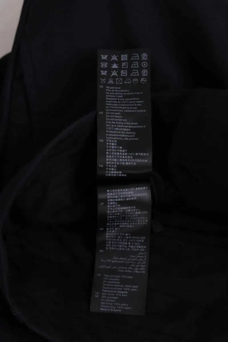 Pantalon de costume Sandro Marine en Synthétique