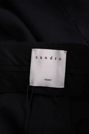 Pantalon de costume Sandro Noir en Synthétique