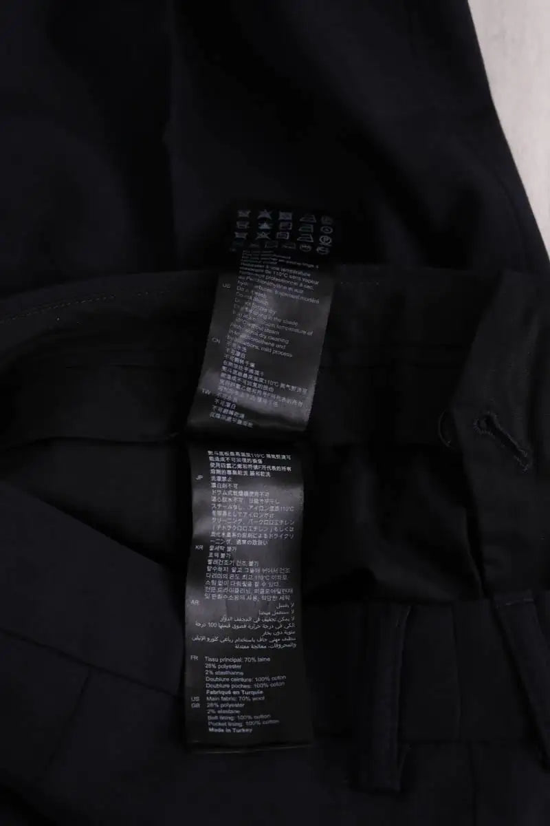 Pantalon de costume Sandro Noir en Synthétique