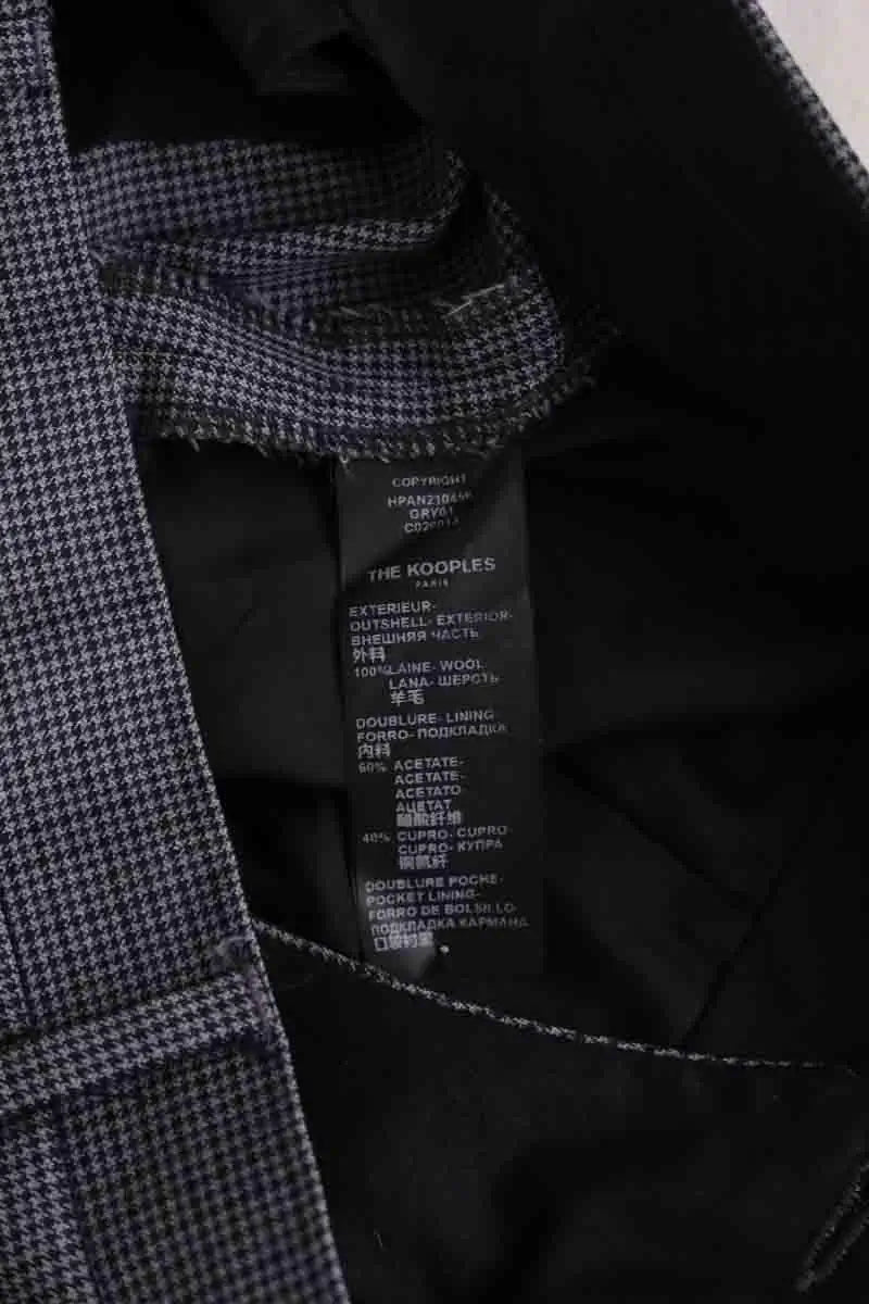 Pantalon de costume The Kooples Noir en Synthétique