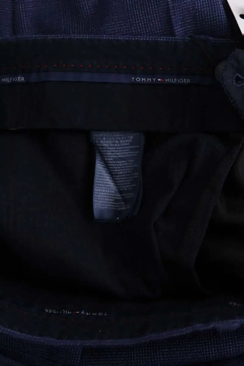 Pantalon de costume Tommy Hilfiger Marine en Laine