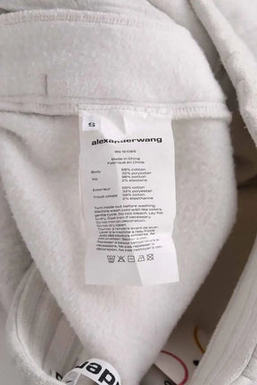 Pantalon de sport Alexander Wang Gris en Coton
