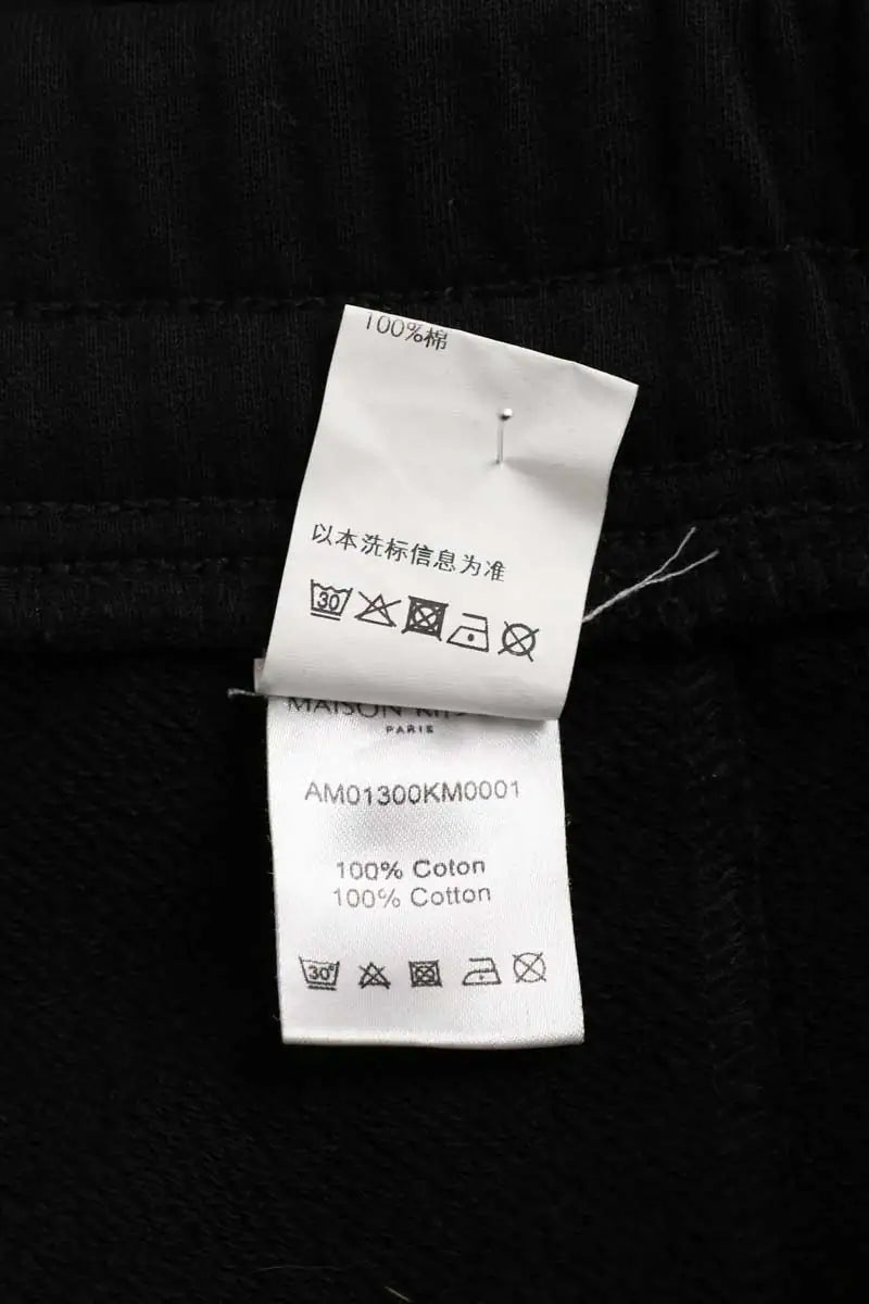 Pantalon de sport Kitsuné Noir en Coton