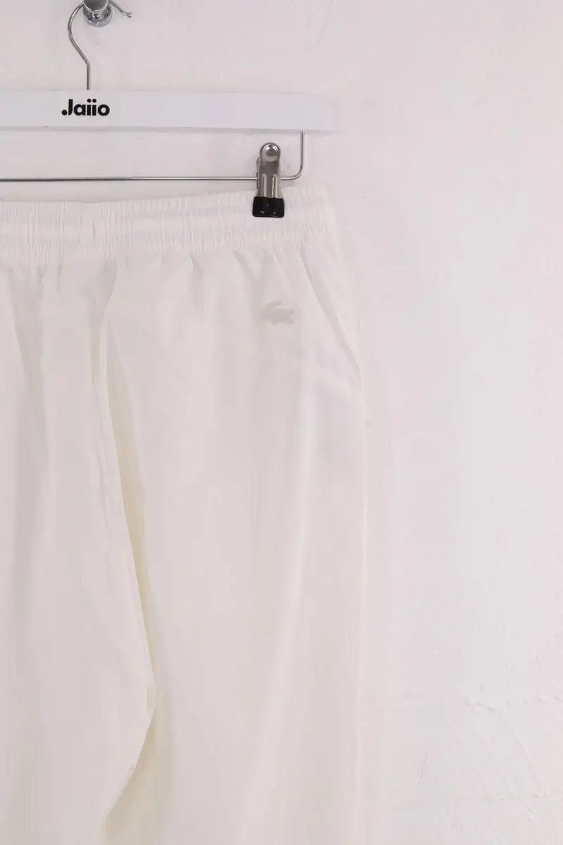 Pantalon de sport Lacoste Blanc en Synthétique