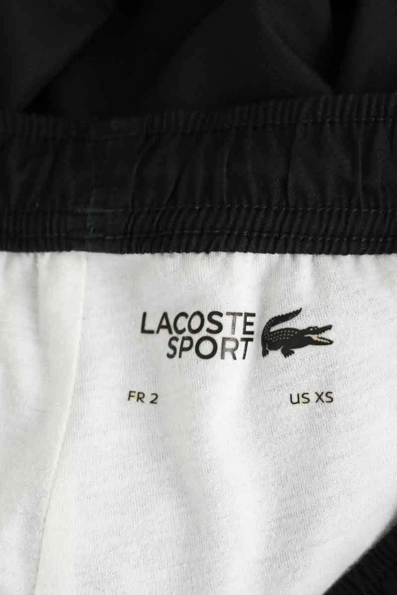 Pantalon de sport Lacoste Noir en Polyester