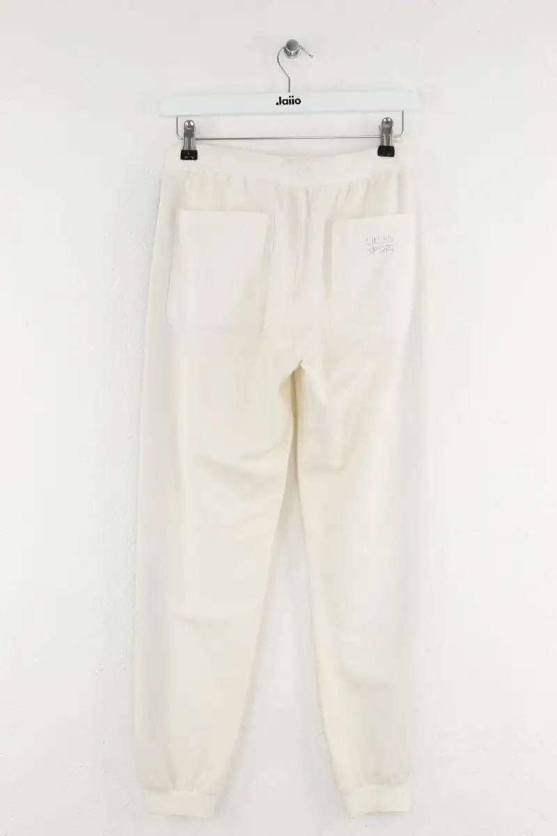 Pantalon de sport Liu Jo Blanc en Coton