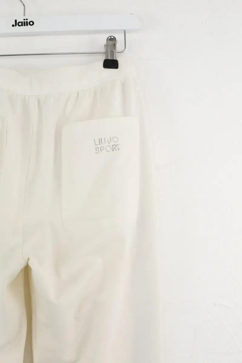 Pantalon de sport Liu Jo Blanc en Coton