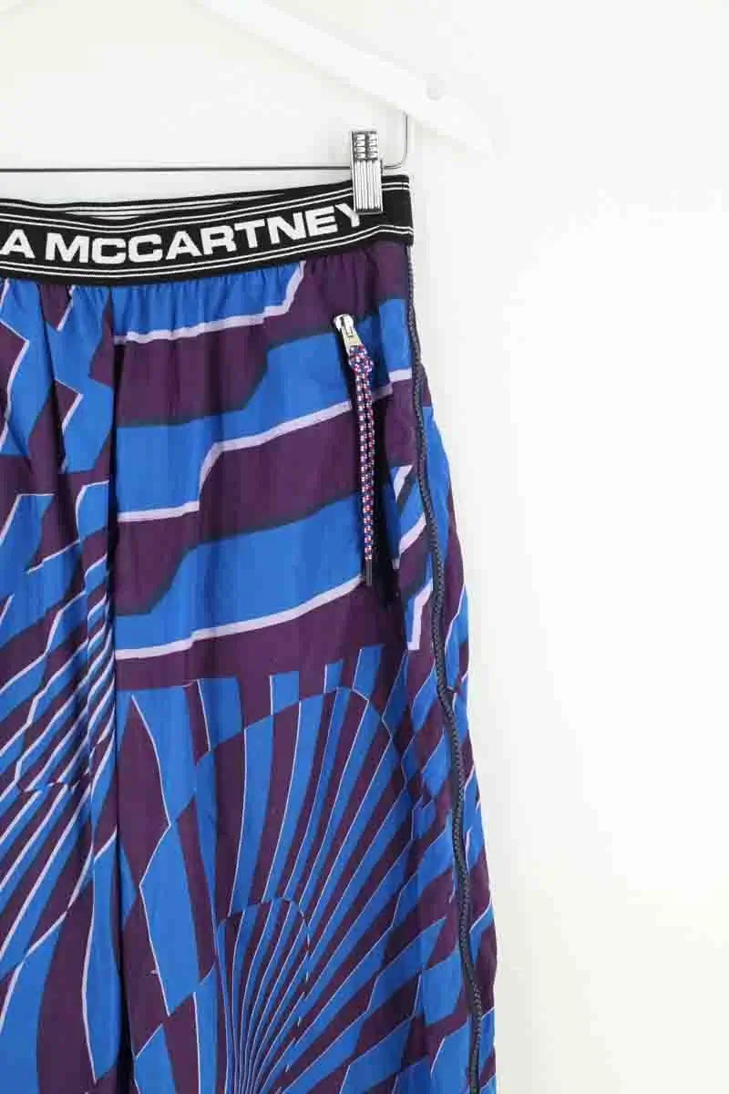 Pantalon de sport Stella McCartney Bleu en Synthétique